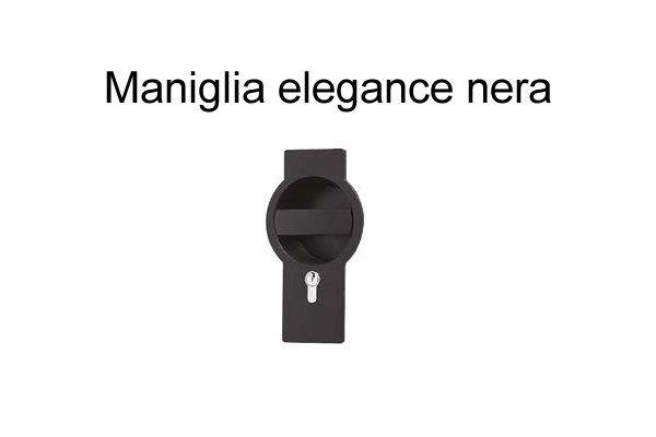 Maniglia elegance nera